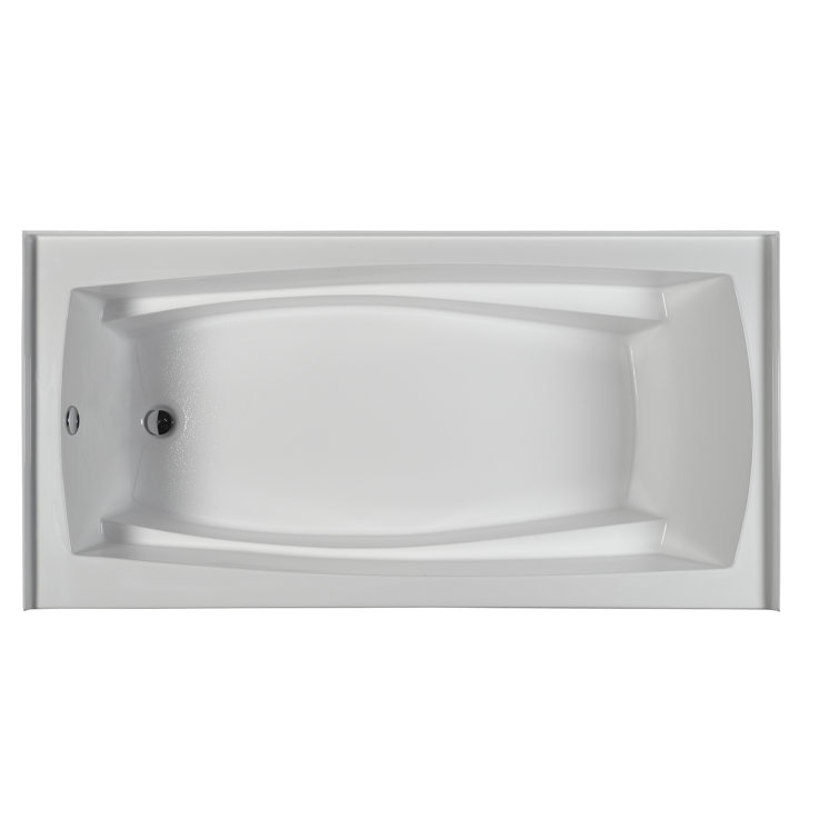 Reliance Whirlpools 72" x 36" Alcove Whirlpool Bathtub Wayfair.ca